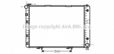 AVA QUALITY COOLING ms2154 -  Радиатор, охлаждение двигателя
